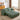 Convertible 3 in 1 Sleeper Sofa and Sectional Sofa with 4 Storage Space for Living Room,Corduroy Couch With 4 pillows,CorduroyMUTUKISPACE