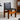 Vintage Genuine Leather Solid Wood Dining Table and Chairs Wabi - Sabi Style mu - xgy - chairMUTUKISPACE