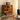 Solid Wood Vintage Display Storage Glass Cabinet mu - xczsg - chestMUTUKISPACE