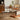 Round Dining Table 37.4/43.3 Inches 4 - 6 People Solid Wood Stainless Steel Legs mu - jhyz - DtableMUTUKISPACE