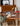 Stone Round Dining Table Set Vintage Solid Wood Luxury Round Table mu - yjxyz - DtableMUTUKISPACE