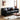 Black Leather Sofa Straight Row mu - mlljsf - sofaMUTUKISPACE