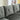 Sectional 3 - Seaters Sofa ,Double - sided multi - functional footstool, storage mat , Non - slip leg, two pillows, Velvet, Light greyMUTUKISPACE