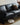 Black Leather Sofa Straight Row mu - mlljsf - sofaMUTUKISPACE
