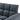 Loveseats Sofa Bed with Pull - out Bed,Adjsutable Back,Blue+ GreyMUTUKISPACE