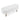 Ottoman Oval Storage Bench,Rubber Wood Legs,White(43.5"x16"x16")MUTUKISPACE