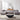 126 - inch Modern Style Chenille Three Piece Sofa, Pull Point Design U - shaped Sofa two Chaise Longue Seats, two Pillows and Plastic Feet, Suitable for Living room, Bedroom, Lounge and Projection RoomMUTUKISPACE