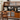 Vintage Solid Wood High Cabinet with Perforated Panel mu - mtcbg - chestMUTUKISPACE