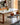 Solid Wood Sintered Stone Dining Table Vintage Rectangular mu - dyybcz - DtableMUTUKISPACE