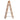 Solid bamboo wood oxford "A" frame ladder display bookshelfMUTUKISPACE