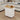 Kitchen island rolling trolley cart with Adjustable Shelves & towel rack & seasoning rack rubber wood table top - WhiteMUTUKISPACE