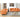 3 - seater + 3 - seater Combination sofa.ORANGE teddyMUTUKISPACE