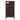 Lighted Glass Curio Cabinet in Dark Cherry, Wine Display Sideboard with Adjustable Glass Shelves, 2 Doors and 1 Drawer, Bulb IncludedMUTUKISPACE
