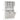 Two - Compartment Tilt - Out Dirty Laundry Basket Tall Bathroom Cabinet with 2 Adjustable Shelves - WhiteMUTUKISPACE