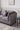 Sectional 3 - Seaters Sofa with Reversible Chaise , Storage Ottoman, inlaid with copper nail ,Two Small Pillows,GreyMUTUKISPACE