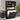 Two - Compartment Tilt - Out Dirty Laundry Basket Tall Bathroom Cabinet with 2 Adjustable Shelves - BlackMUTUKISPACE