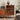 Solid Wood Vintage Display Storage Glass Cabinet mu - xczsg - chestMUTUKISPACE