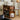 Solid Wood and Sintered Stone Bar Cabinet Living Room Partition Sideboard Balcony Island Console Entryway Storage Cabinet mu - xjbtg - chestMUTUKISPACE