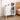 Sideboard Buffet Kitchen Storage Cabinet, Accent Cabinet with Solid Wood Feet for Decorated Doors, Dining Room, Hallway, Cupboard Console Table, Liquor / Accent Cabinet (White)MUTUKISPACE