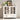 Buffet storage cabinet with double glass doors and unique bell handleMUTUKISPACE