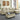 Sectional 3 - Seaters Sofa ,Double - sided multi - functional footstool, storage mat , Non - slip leg, two pillows, Velvet,beigeMUTUKISPACE