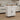 Kitchen island rolling trolley cart with Adjustable Shelves & towel rack & seasoning rack rubber wood table top - WhiteMUTUKISPACE
