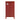 Cherry Lighted Glass Display Cabinet, Curio Wine Cabinet with Adjustable Glass Shelves, 2 Doors and 1 Drawer, Bulb IncludedMUTUKISPACE
