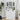 Two - Compartment Tilt - Out Dirty Laundry Basket Tall Bathroom Cabinet with 2 Adjustable Shelves - WhiteMUTUKISPACE