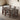 Gray Sintered Stone Dining Table with Oak Wood Finish hagst - 321MUTUKISPACE