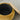 Round Storage Ottoman, 2 in 1 Function, Work as End table and Ottoman,with small seat,Dark yellow(25"x25"x14.7") owMUTUKISPACE