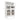 Living room White wine cabinet with removable wine rack and wine glass rack, a glass door cabinetMUTUKISPACE