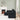 Corduroy Tufted Upholstered Sleeper Sectional Sofa, L - Shaped Modular Convertible Sofa with Reversible Storage Chaise, Pull Out Sleep Couch Bed and Reclining Backrest Perfect for Living Space, BlackMUTUKISPACE