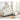 80" Convertible Sectional Sofa Couch, 3 Seats L - shape Sofa with Removable Cushions and Pocket, Rubber Wood Legs, Beige ChenilleMUTUKISPACE