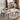 Solid oak and white slate round corner diagonal leg telescopic table 47.2" - 59", for 6 - 8 people to Dining table woodMUTUKISPACE