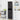 Double Door Narrow Height Slim Floor Standing Cabinet with 2 Adjustable Shelves - BlackMUTUKISPACE