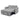 Loveseats Sofa Bed with Pull - out Bed, Adjsutable Back and Two Arm Pocket,GreyMUTUKISPACE