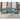 U shape Modular Sectional Sofa,DIY Combination,includes Two Single Chair ,Two Corner and Two Ottoman,Navy ChenilleMUTUKISPACE