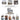 Welike 27.5 "W Modern Accent High Back Living Room Casual Armchair Rocker with One Lumbar Pillow, Two Side Pockets,Teddy.MUTUKISPACE