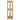 Lighted Glass Display Cabinet with Wood Frame – Curio and Wine Storage Cabinet for Living Room or Kitchen, Light Oak FinishMUTUKISPACE