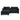 Corduroy Tufted Upholstered Sleeper Sectional Sofa, L - Shaped Modular Convertible Sofa , BlackMUTUKISPACE