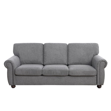 Versatile Chenille Three - Seater Sofa in Grey, Dark Grey, and WhiteMUTUKISPACE