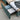 Modern Queen Size Upholstered Bed with Headboard, Comfortable Green and Blue Fabric Platform Bed FrameMUTUKISPACE