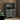 Living Room Grey color wine cabinet with removable rack and wine glass rack, one cabinet with glass doorsMUTUKISPACE
