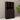 Two - Compartment Tilt - Out Dirty Laundry Basket Tall Bathroom Cabinet with 2 Adjustable Shelves - BlackMUTUKISPACE