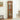 Lighted Glass Corner Curio Cabinet with Tempered Glass Door, Oak Bar Display Cabinet with Adjustable Shelves, Modern Corner Display Cabinet with BulbMUTUKISPACE