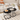Nesting Coffee Table Set of 2, 27.6inch Round Coffee Table Wood Marble Pattern Top with Sturdy Metal Frame, End Table Side Tables for Living Room Bedroom Balcony Yard (Black)MUTUKISPACE
