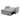 Loveseats Sofa Bed with Pull - out Bed, Adjsutable Back and Two Arm Pocket,GreyMUTUKISPACE