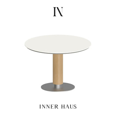 Minimalist Round Table Japanese Style Small Home Modern Simple Dining Table inner - klsyz - DtableMUTUKISPACE