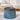 2 - Piece Set Round Chenille Storage Ottoman, Equipped with a Drum Shaped Small Stool, Storage Space, and MDF Made Desktop Panel (Dark Blue23.62"x23.62"x16.53")MUTUKISPACE