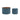 2 - Piece Set Round Chenille Storage Ottoman, Equipped with a Drum Shaped Small Stool, Storage Space, and MDF Made Desktop Panel (Dark Blue23.62"x23.62"x16.53")MUTUKISPACE